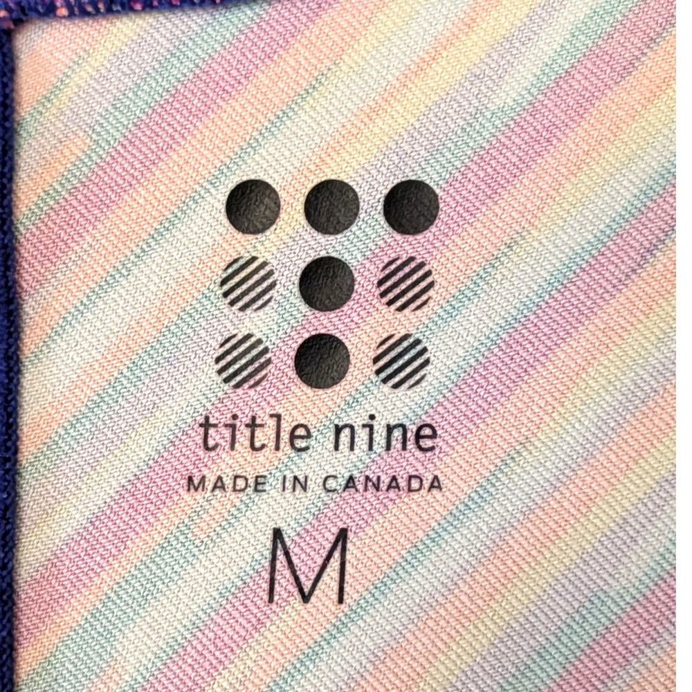 Title Nine Dream Dress Rainbow Womens Medium Striped Sleeveless Athletic - Picture 6 of 9